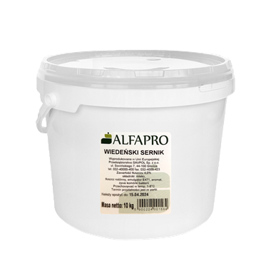 Serowe prod. Sernik Wiedeński wiadro 10kg - ALFAPRO